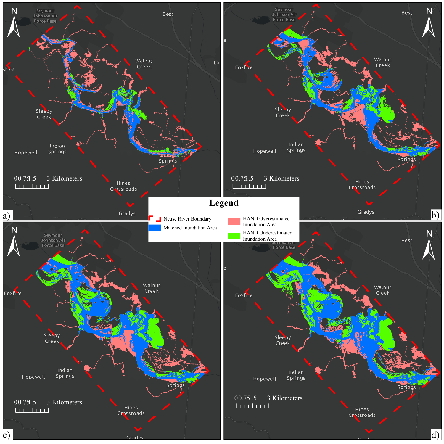 OWP HAND-FIM and HEC-RAS comparison project